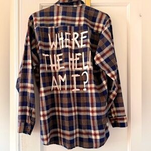 Jac Vanek « Where the Hell Am I » Plaid Shirt